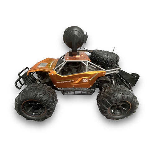 Carro a control remoto off road 4x4 con cámara inspirada en GoPro