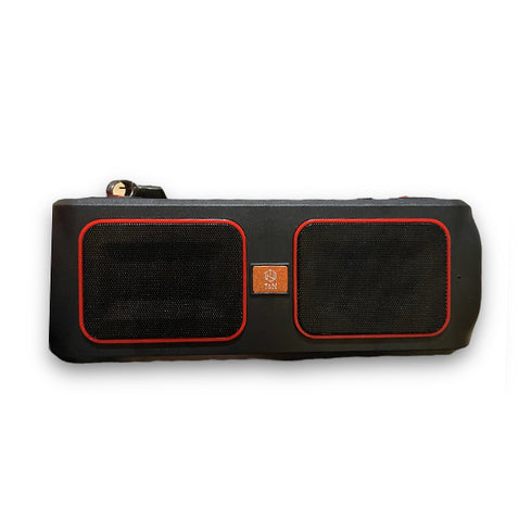 Bocina portátil inalámbrica con lámpara y panel solar