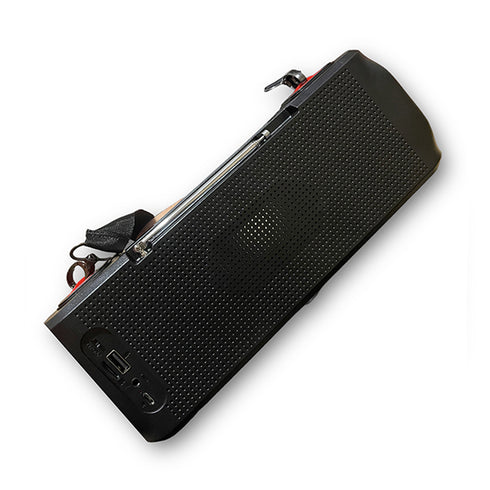 Bocina portátil inalámbrica con lámpara y panel solar