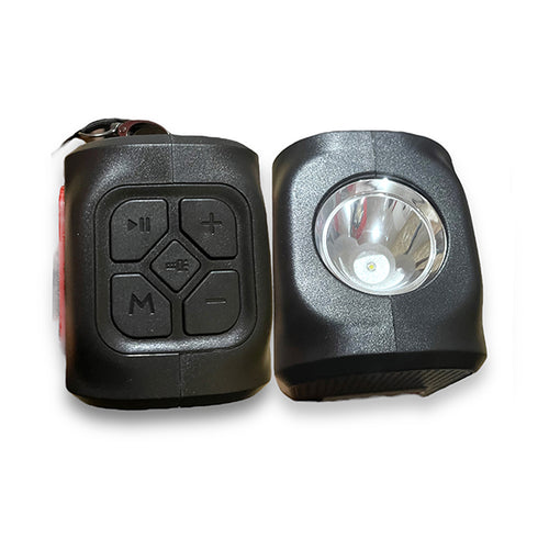 Bocina portátil inalámbrica con lámpara y panel solar