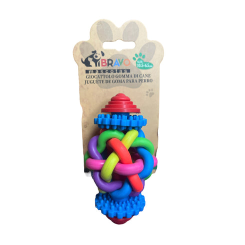 Juguete goma nudos y tuerca