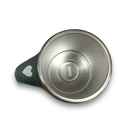 Taza de café con agitación magnética