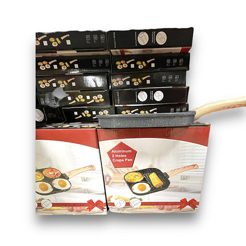 Sartén antiadherente con 3 divisiones.