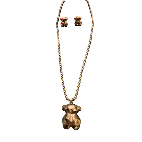 Juego Collar osito 3D